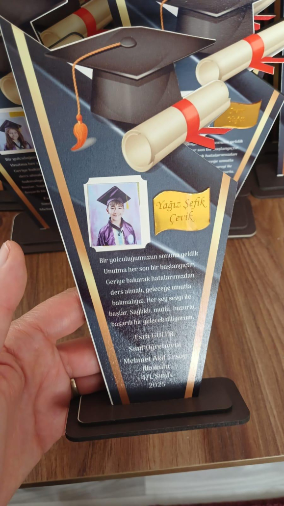 KEPLİ RESİMLİ PLAKET