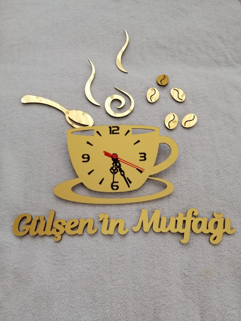 FİNCAN MUTFAK SAAT PLEKSİ