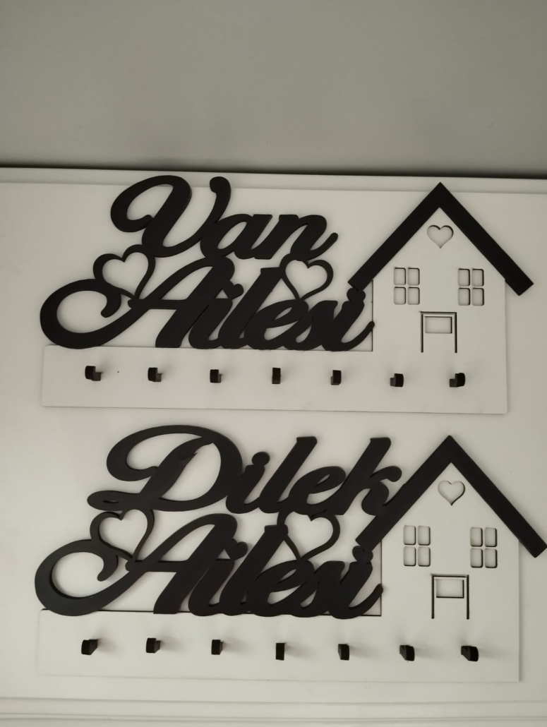 AHŞAP ANAHTARLIK ASKI İSİMLİ