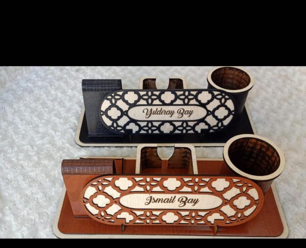 AHŞAP OFİS İSİMLİĞİ