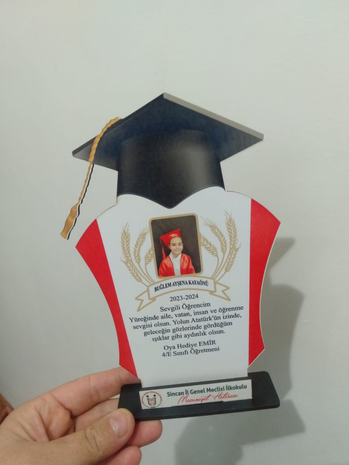 PLAKET KEPLİ BASKILI + ÖN BASKILI PARÇA