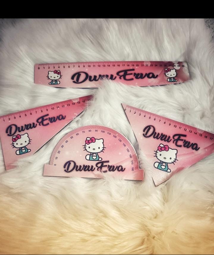 BASKILI CETVEL SETİ