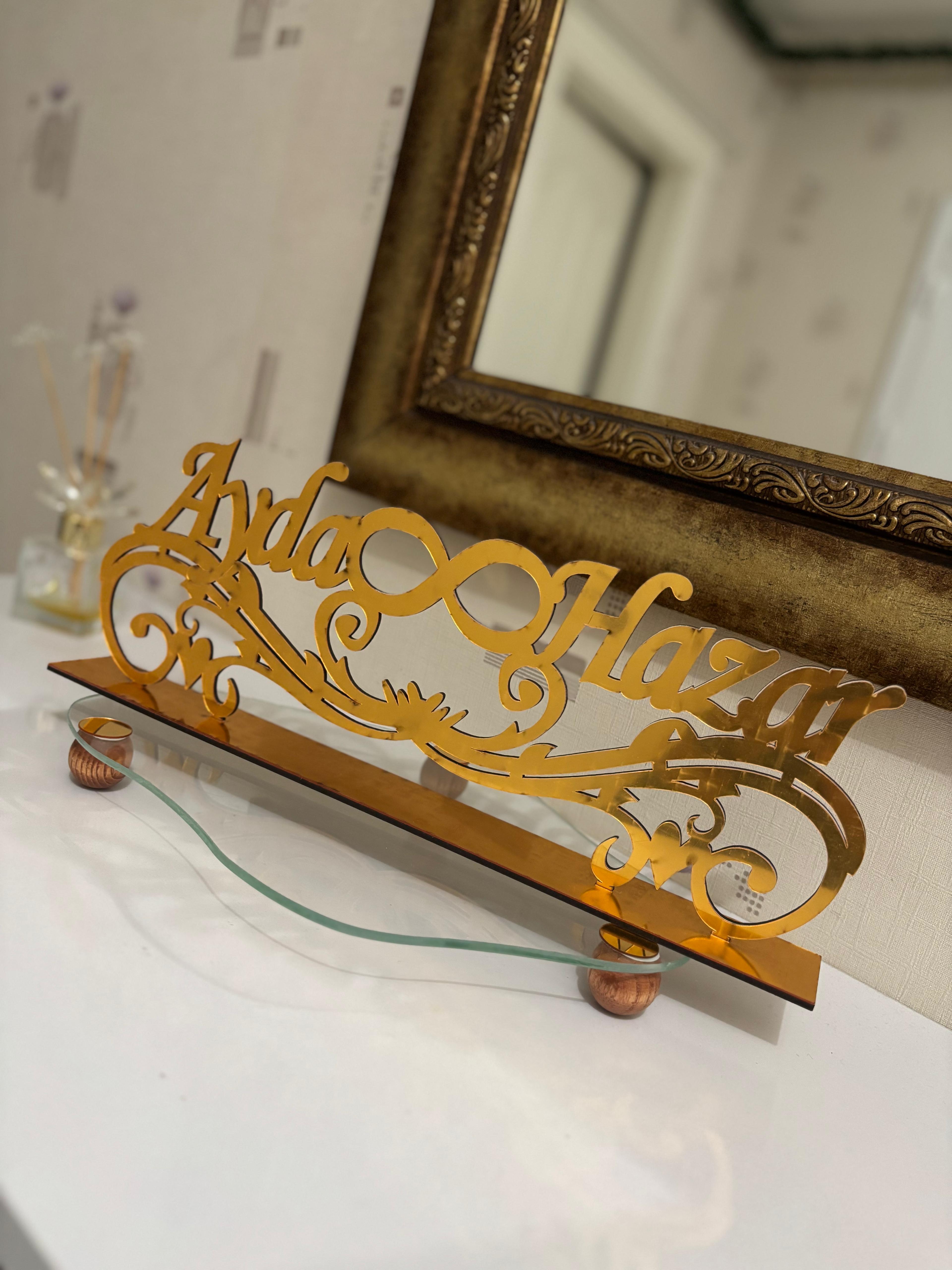 40 CM PLEKSİ İSİMLİK