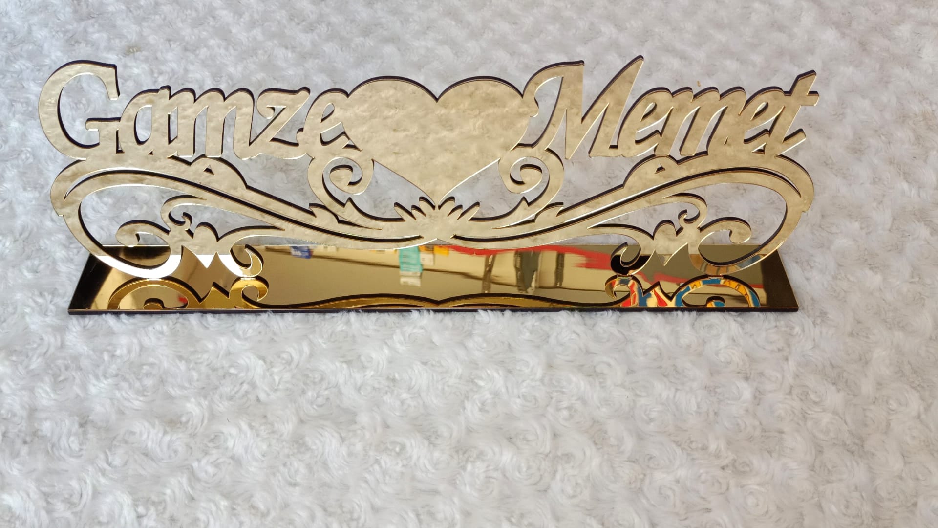 45 CM PLEKSİ İSİMLİK