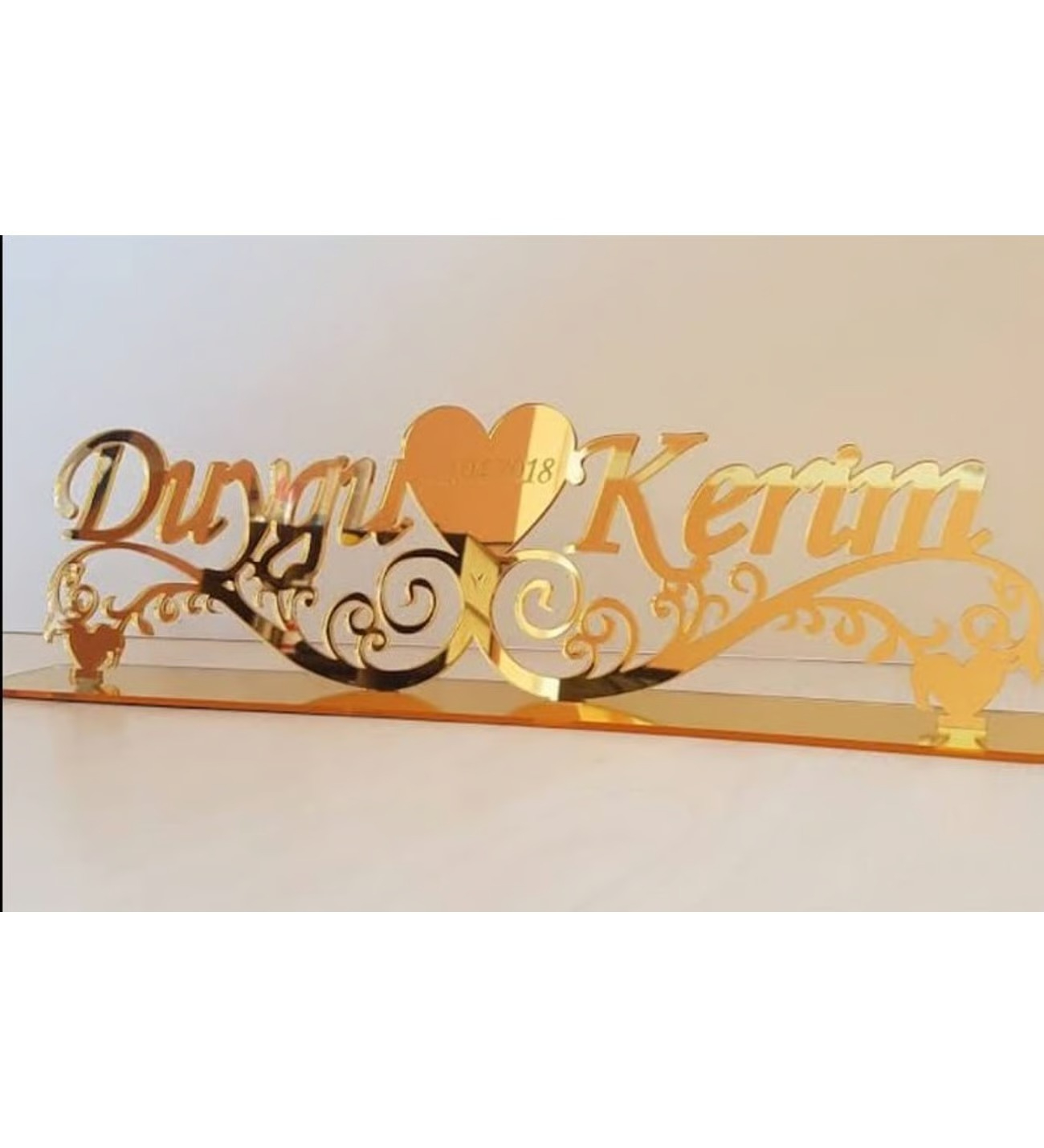 50 CM PLEKSİ İSİMLİK