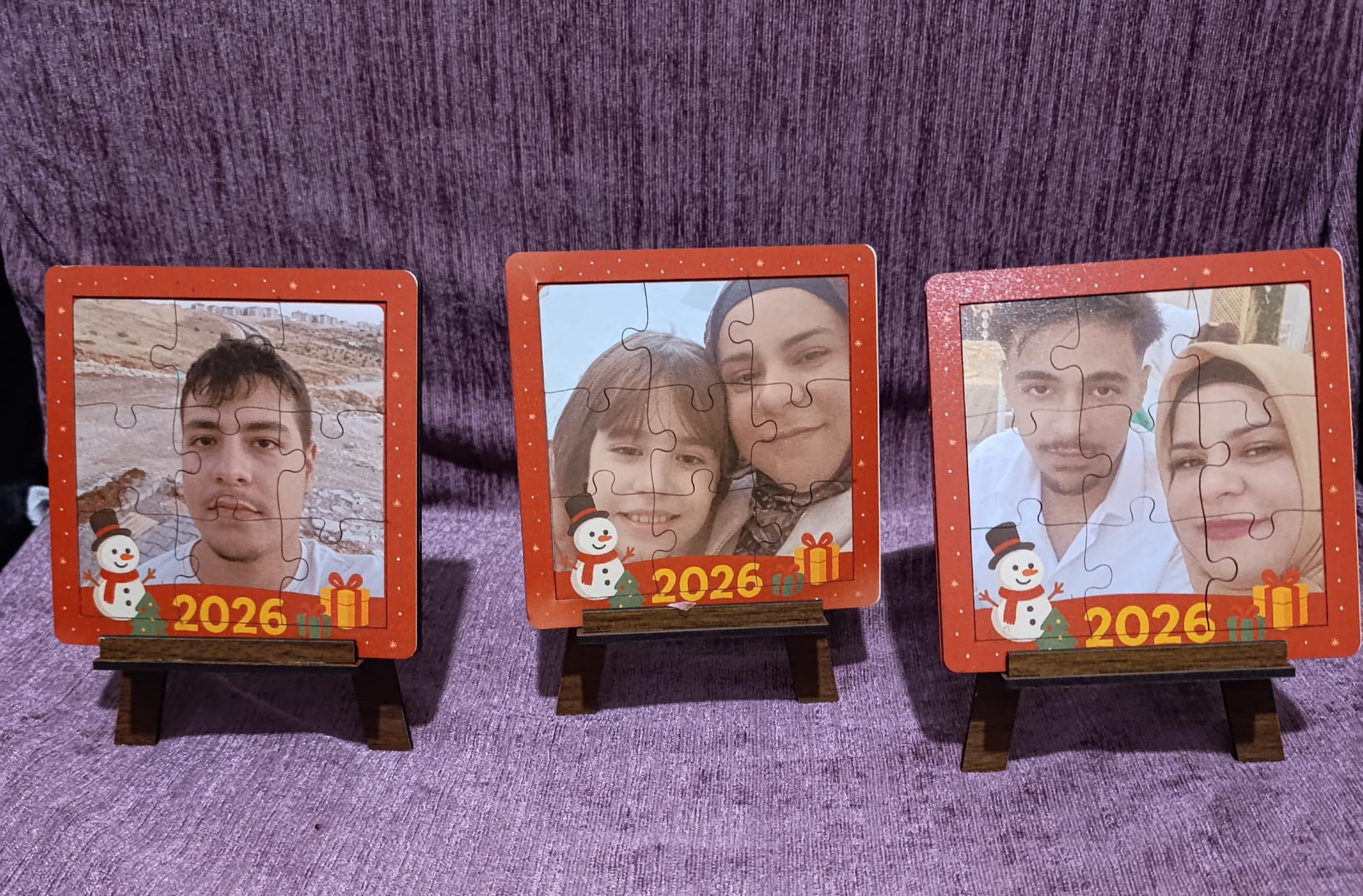 YILBAŞI PUZZLE AHŞAP + STANDLI